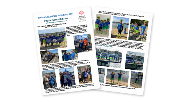 SO Sydney South - Polar Plunge Newsletter